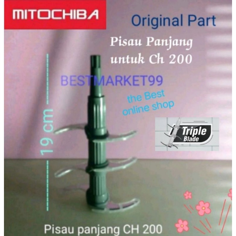 Pisau Panjang Mitochiba Ch 200 komplit  / bisa buat Ch 100