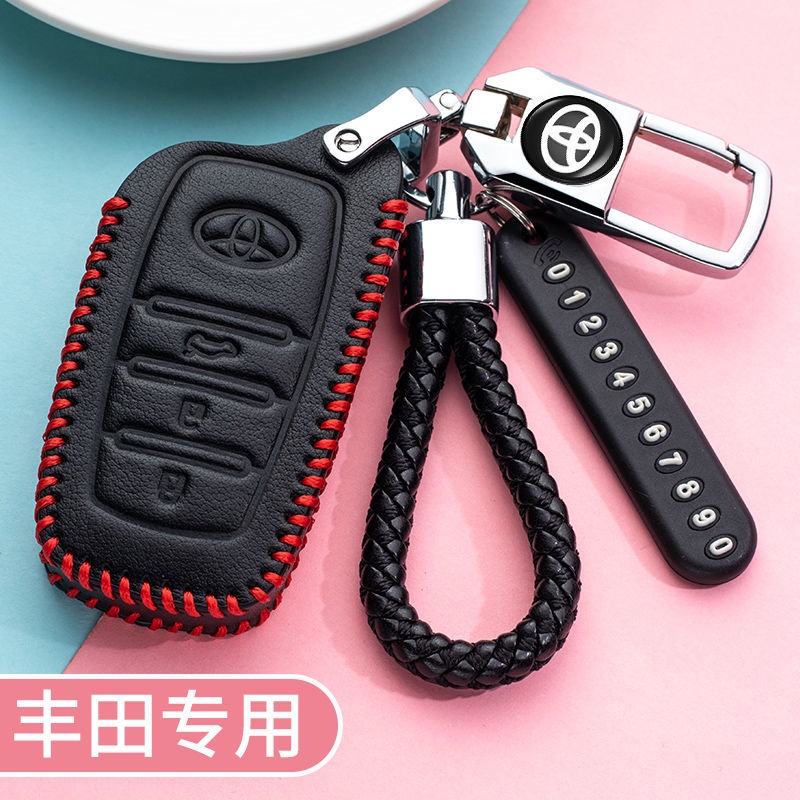 Car Key Cover Case For Toyota Prius Camry Corolla C-HR CHR RAV4 Prado Auris Avensis Land Cruiser 200 Prado Crown Revo Accessorie