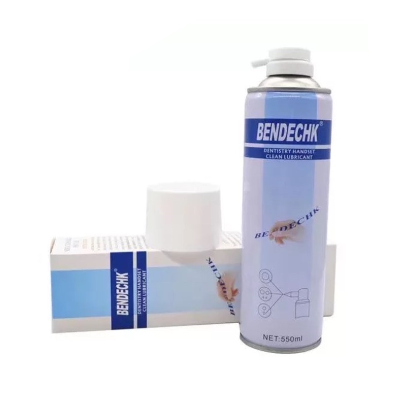 Minyak handpiece dental spray bendechk 550 ml pelumas oil highspeed high low speed gigi