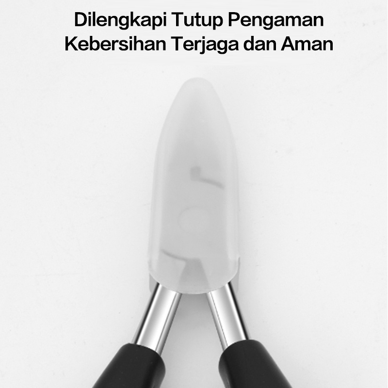 Gunting Kuku Miring Anti Cantengan Pemotong Kuku Miring Jempol Kaki Stainles Steel