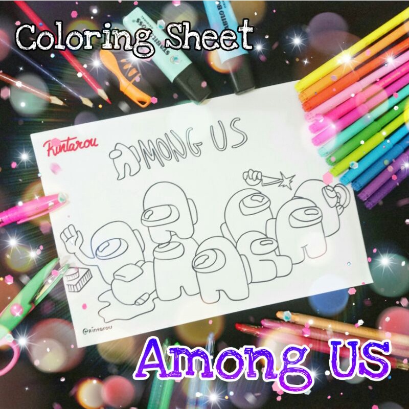 

Coloring Sheet Animation Among Us