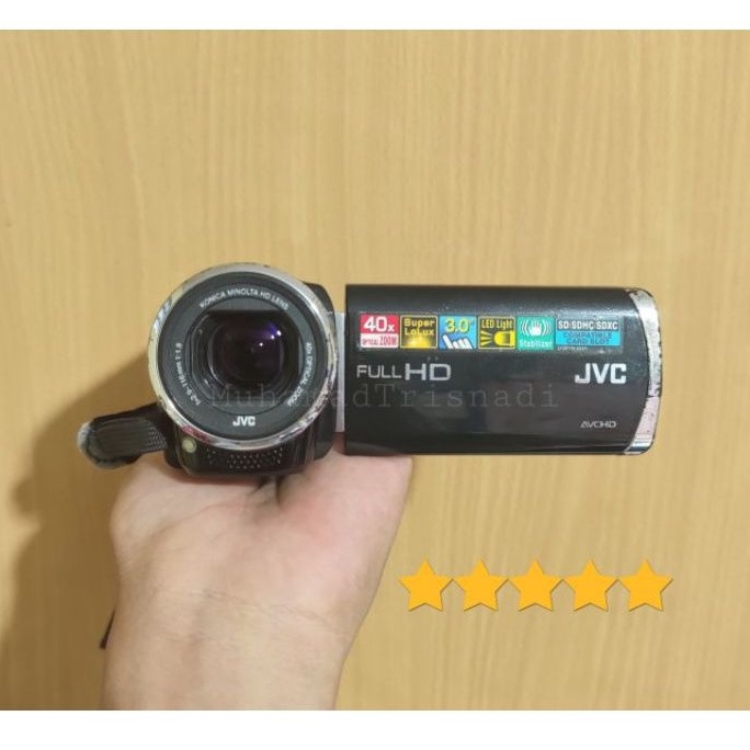 Handycam JVC GZ-E205BAG GZ E205BAG GZ E205 BAG GZ E 205 BAG GZE205BAG Full HD 40x OpticalZoom Hitam 
