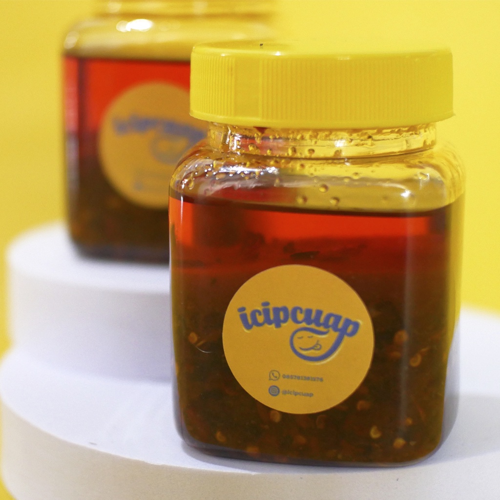 

CHILI OIL 180ML HOMEMADE/MINYAK CABAI HALAL HARGA EKONOMIS/MURAH