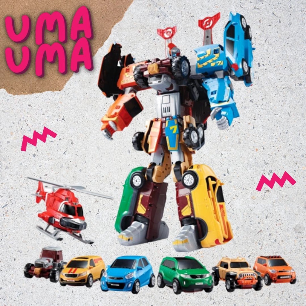 Tobot Mini Giga 7 - Robot Deformasi 7 in 1 - 83168-TB