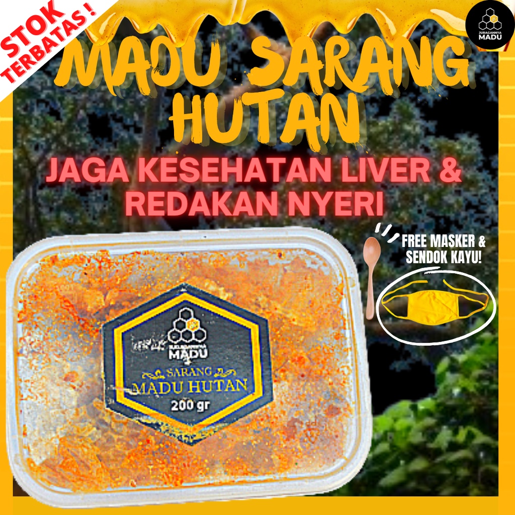 

MADU SARANG HUTAN ASLI 100% TANPA CAMPURAN JAGA KESEHATAN LIVER DAN REDAKAN NYERI 200GR