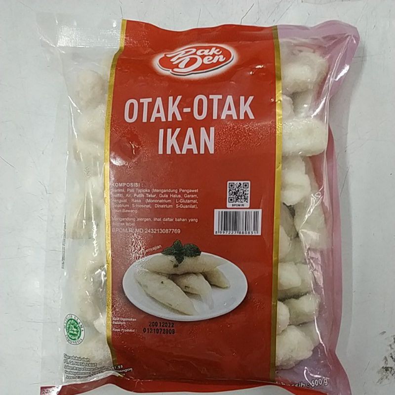 

Pak Den otak otak ikan 500 g