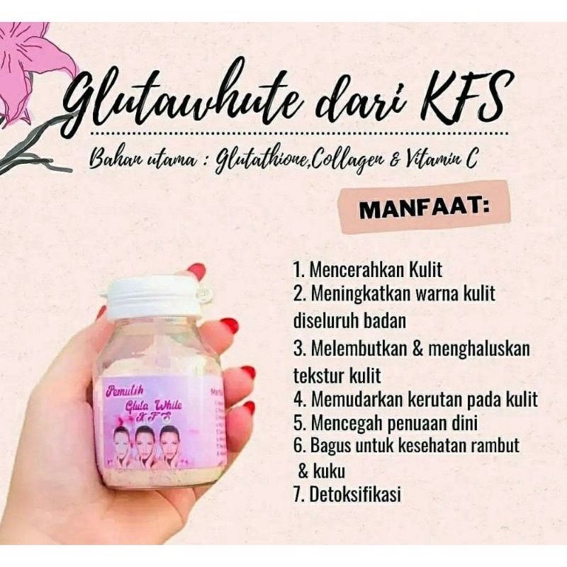 ‼️READY‼️SUSU PEMUTIH KFS ORIGINAL / PEMUTIH GLUTA WHITE KFS /SUSU KFS