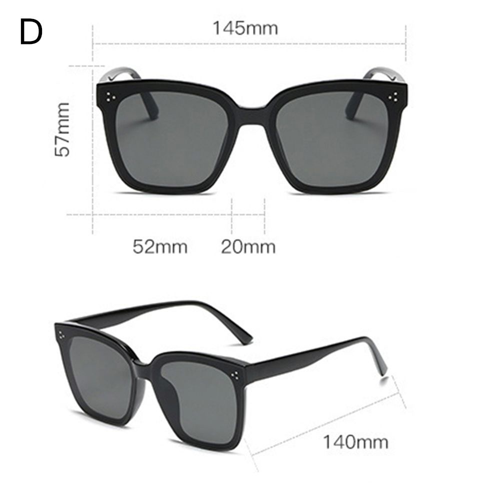 ROW Fashion Polarized Sunglasses Outdoor UV400 Protection Square Sunglasses Beach Vacation for Driving Shopping Men &amp; Women Star With The Same Oversized