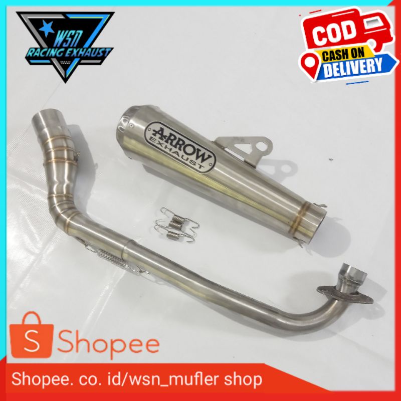 Knalpot ARROW Mx king Jupiter mx Jupiter Z Supra Vega Kharisma Grand dll