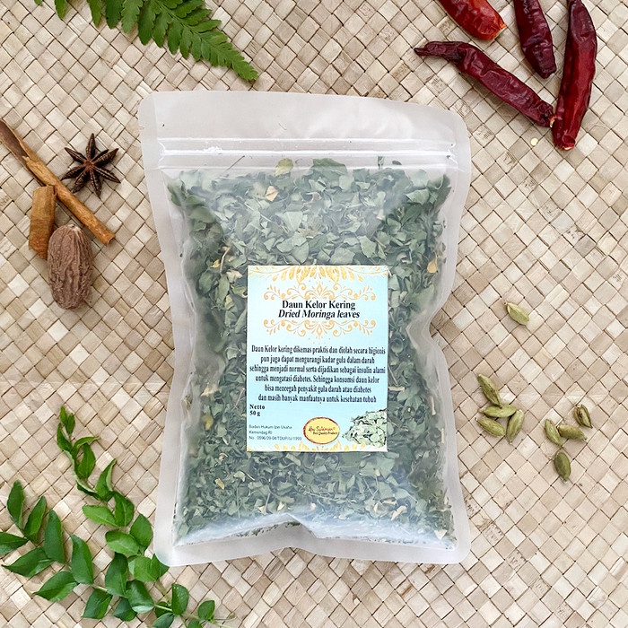 

Daun Kelor Kering / Dried Moringa Leaves Pilihan Abu Sulaiman