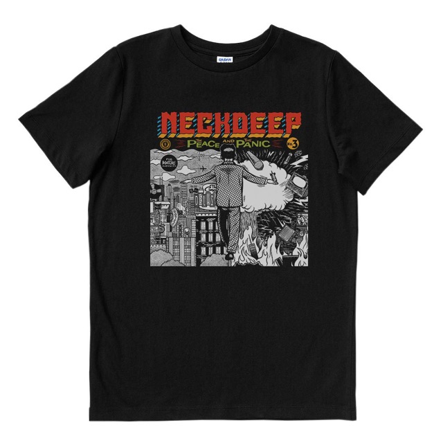 KAOS BAND NECK DEEP GILDAN UNISEX NEW PRIA WANITA