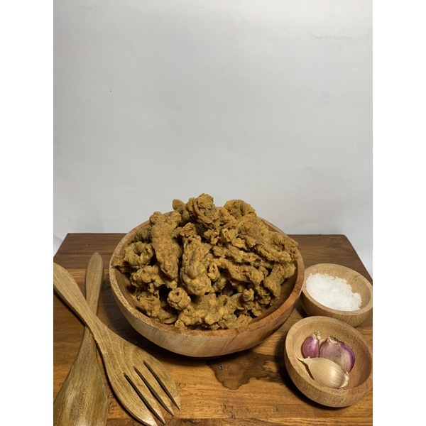 

keripik usus kripik asin gurih renyah