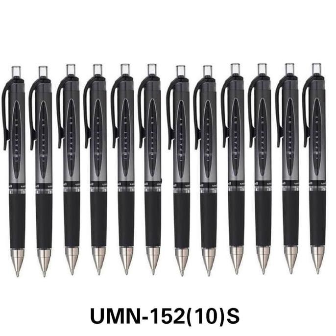 

PULPEN Tanda tangan ANTI LUNTUR!!! UNIBALL GEL IMPACT 1,0mm BROAD - Hitam