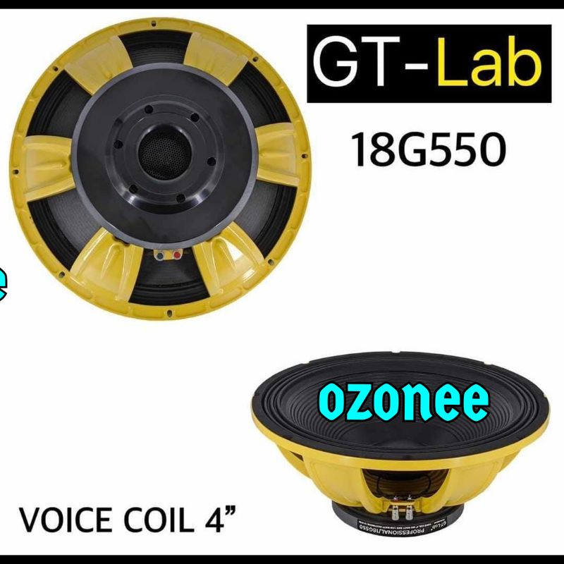 SPEAKER KOMPONEN GT LAB 18G550 BY RDW 18 INCH ORIGINAL 18G550 GT LAB