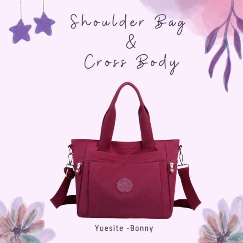 TAS WANITA BAHU SELEMPANG YUESITE BONNY CL OIGINAL LARGE TOTE CYUTEBAGS