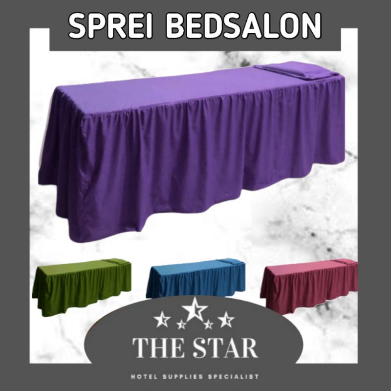 Sprei TheStar Bed Salon Rumbai Kecantikan Facial Klinik 65x175 / 70x190 Sprei Rumbai Bed Salon 60Cm 
