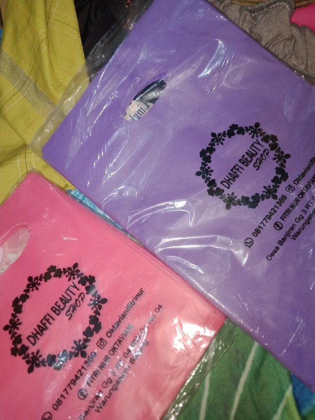 Plastik Sablon Ukuran 20x30 100 Pcs Free Desain