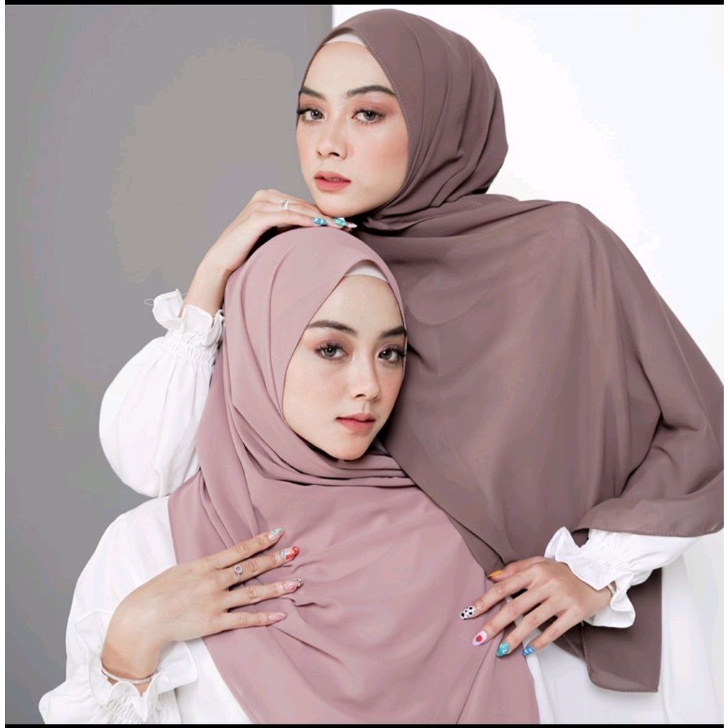 Pashmina premium ceruty babydoll 180x75cm/pashmina polos flory shawl/Jennamira_mode/