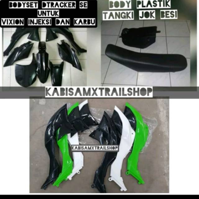 Body dtracker se klx bf pnp vixion injeksi dan karbu bodi dtracker new