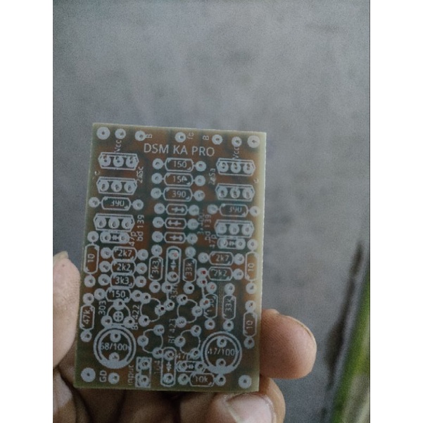 Pcb power amplifier simetris