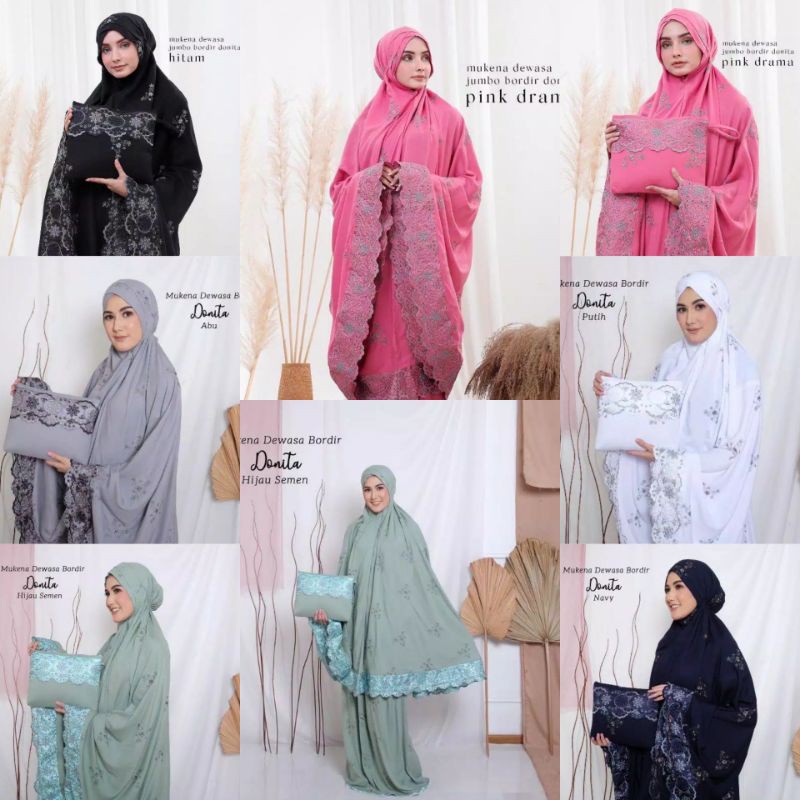 Mukena Donita Dewasa Bordir Wanita