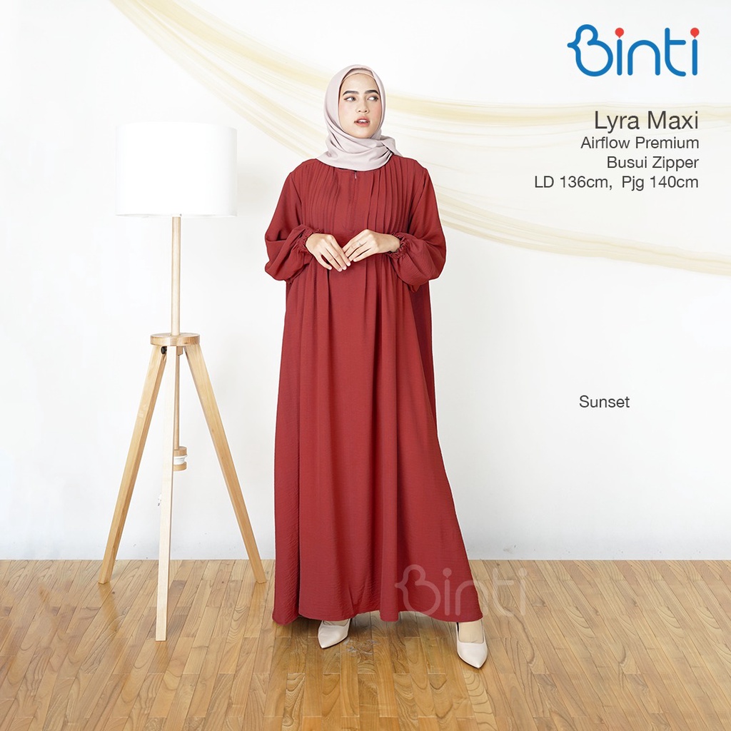 GAMIS JUMBO LYRA MAXI LD 136 original produk berlebel binti