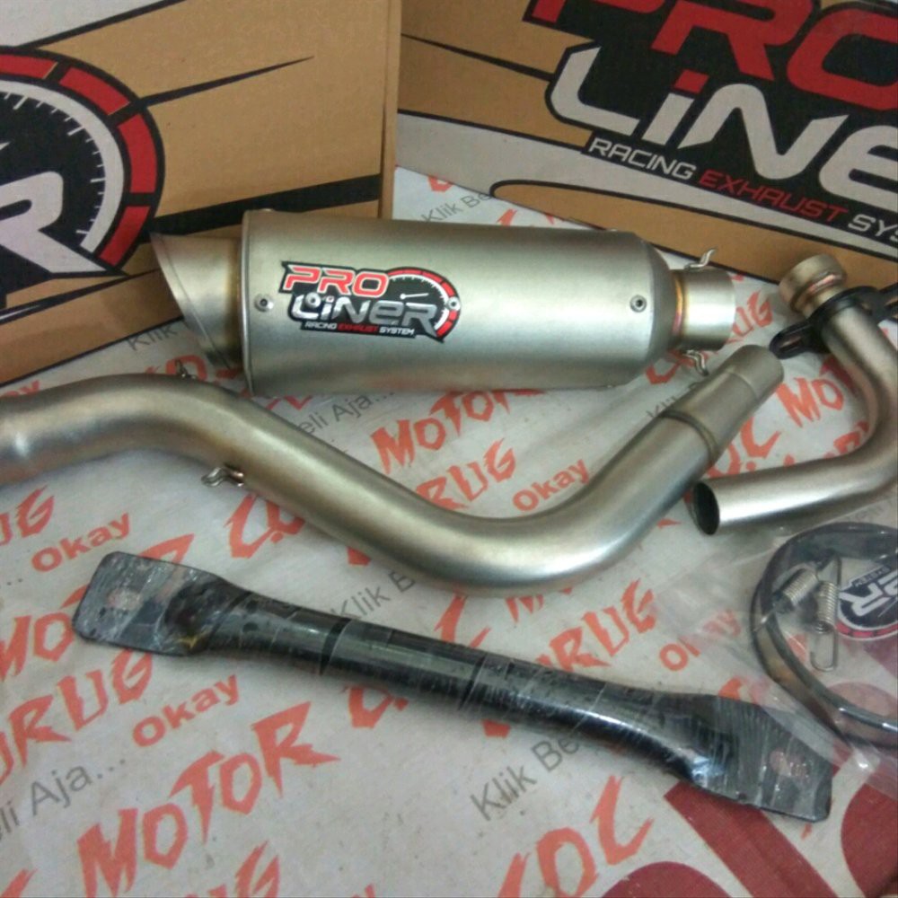 KNALPOT RACING PROLINER YAMAHA MIO SMILE SPORTY SOUL Disk bac 89