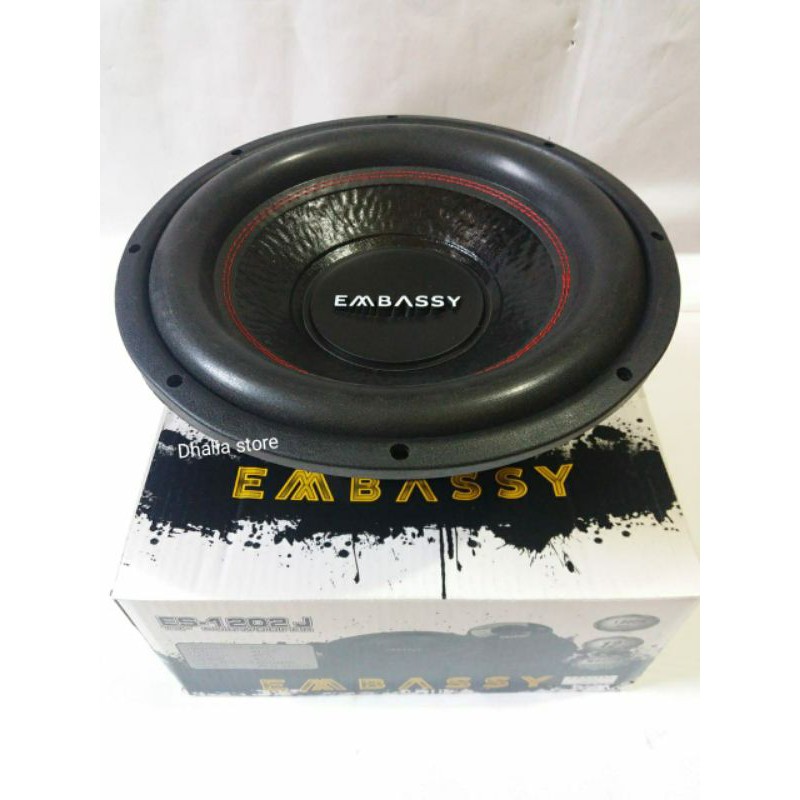 subwoofer embassy Es1202J 12inch magnet156