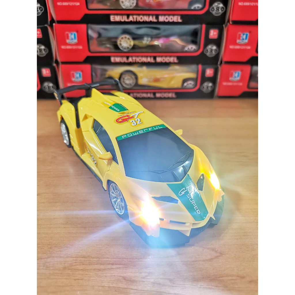 Mobil Remote Control Mobil Remot Sedan Sport Mini RC Emulational Lampu LED