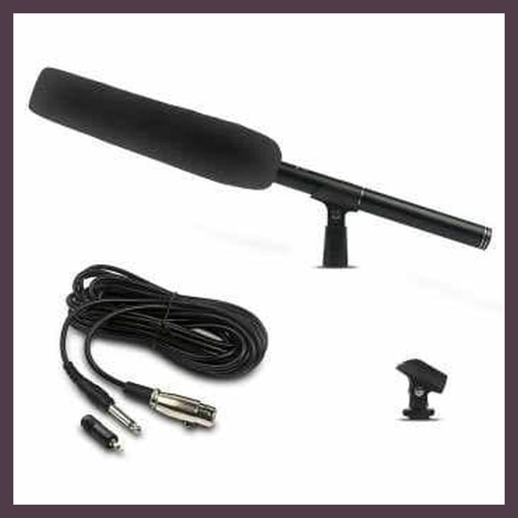 PROFESIONAL KAMERA DSLR SHOTGUN MICROPHONE MIC / MOUNT MIKROFON KAMERA