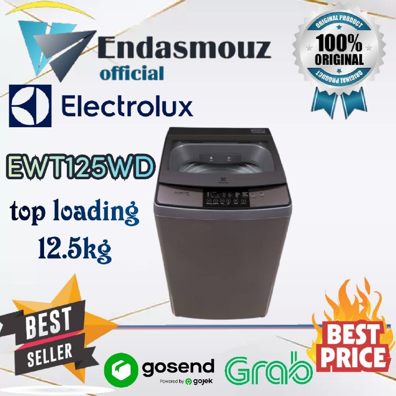 MESIN CUCI Electrolux EWT 125 WD / EWT125WD / EWT 125 , 12 Kg