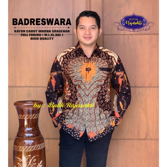 Batik BADRESWARA FULL FURING Katun Cabut Halus Sragenan Size Lengkap Asli Solo