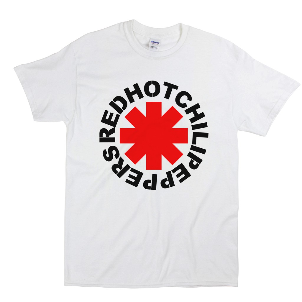 ( COD ) KAOS BAND RED HOT CHILI PEPPERS - LOGO / UNISEX / BAJU RED HOT CHILI PEPPERS / T-SHIRT RHCP