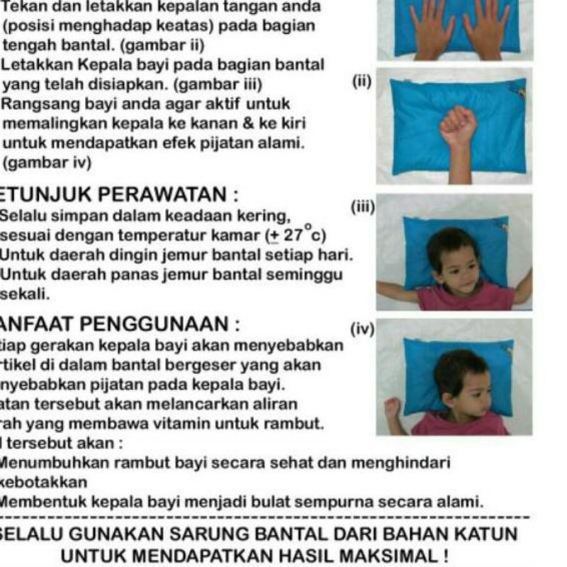 [rumahbayipdg] Bantal anti peyang baby pillow || bantal kulit kacang hijau