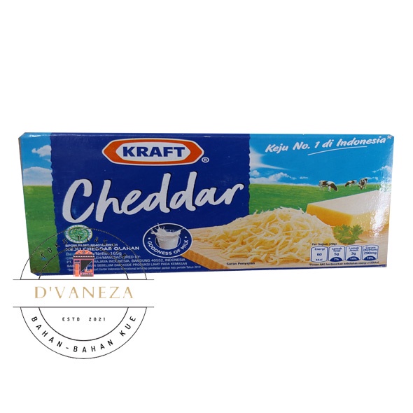 

Keju Kraft Cheddar | Keju Serbaguna | 160gr