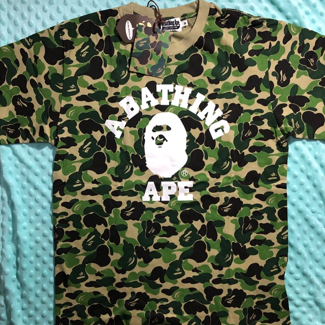 BAJU COWOK KAOS BATHING APE BAPE CAMO ARMY ORIGINAL BAJU PRIA MURAH
