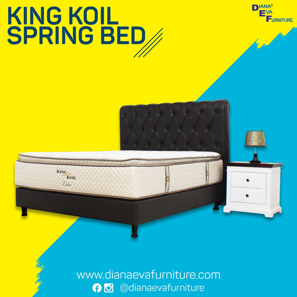 King Koil Spring Bed Lotus ( Kasur Only )