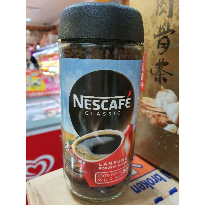 

Nescafe Classic Lampung Robusta Blend Botol 100gr