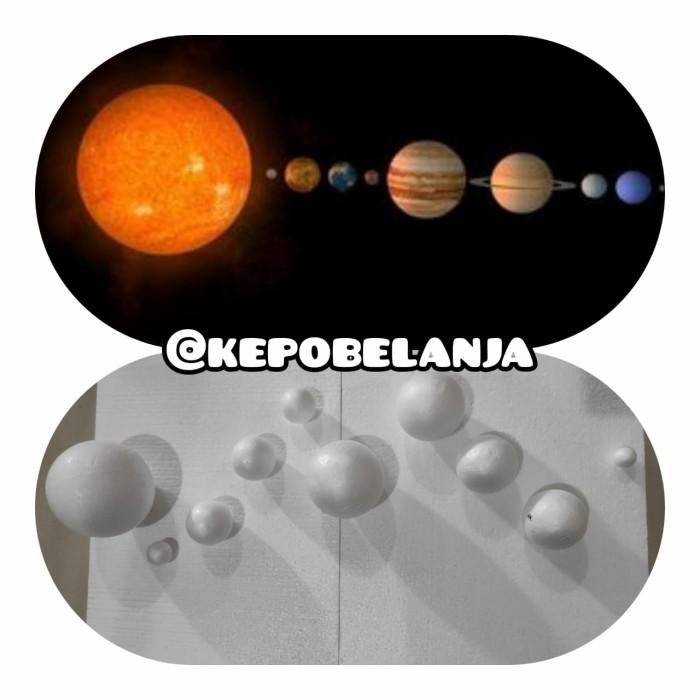 

Art Paper Promo Tugas Planet Tata Surya Dari Bahan Bola Gabus Styrofoam Spesial