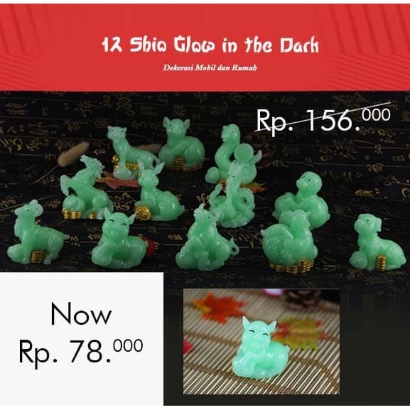 

Dekorasi Mobil dan Rumah 12 Shio (Glow In The Dark) (DU14)⁣ - tikus