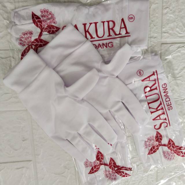 Sarung Tangan Putih Paskibra sekolah / karnaval TK SD SMP SMA murah