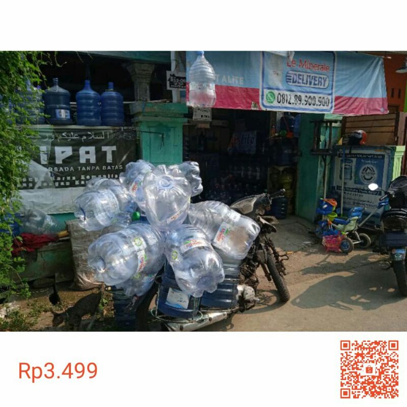Galon kosong lemineral 15 liter