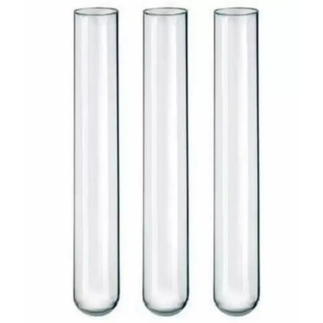 Nesco Test Tube Kaca w/o rim,  16x100mm, 16x150mm - Wadah Pengembangbiakan mikroba (satuan) /best seller