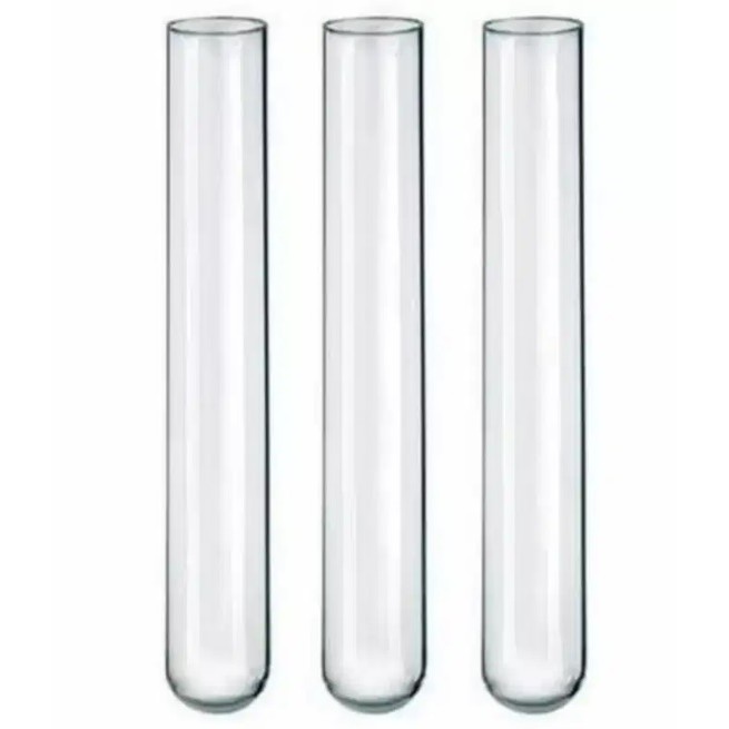 Nesco Test Tube Kaca w/o rim,  16x100mm, 16x150mm - Wadah Pengembangbiakan mikroba (satuan) /best seller