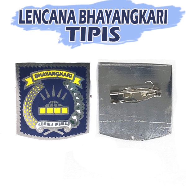 Pin Bhayangkari Peniti Lencana Bhayangkari TIPIS