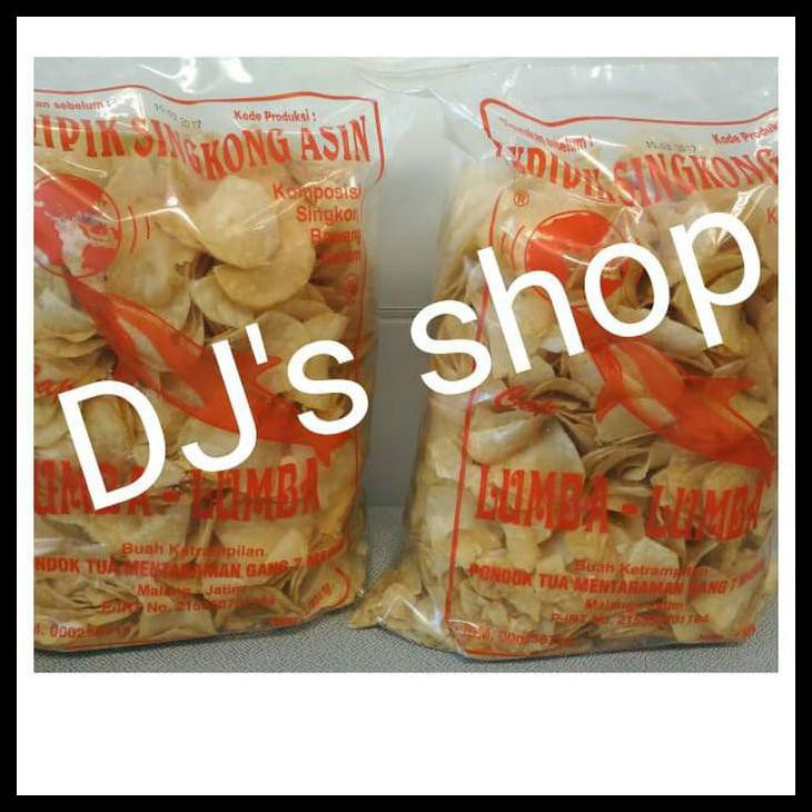 

HOT SALE keripik singkong cap lumba lumba asin 500 gram - asin terjamin