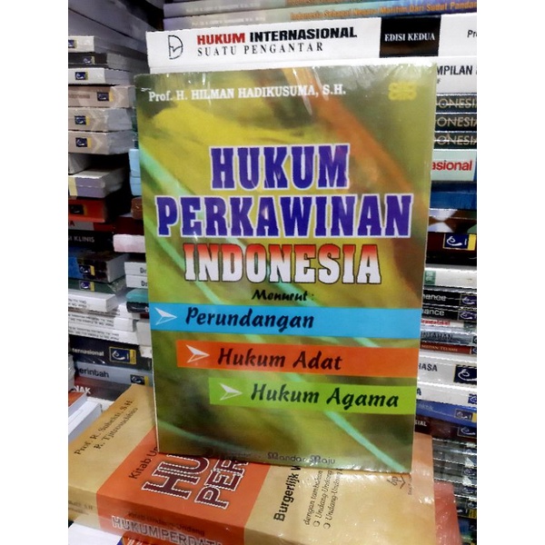 Buku HUKUM PERKAWINAN INDONESIA (Prof. Hilman)