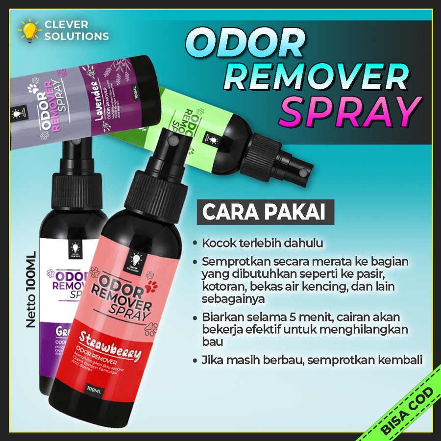 ODOR ELIMINATOR Penghilang Bau Pesing Kucing Pipis Urine BAB Pewangi Kandang