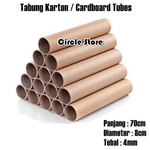 

Tabung Karton Kardus / Roll Kain / Paper Tube / Tabung Packing 70cm