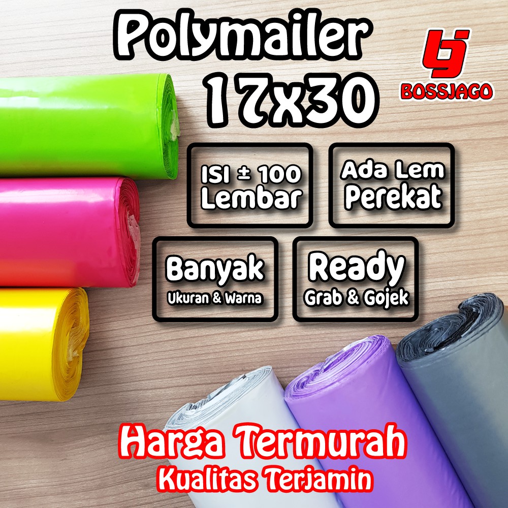 

BOSSJAGO POLYMAILER 17x30 ISI ±100